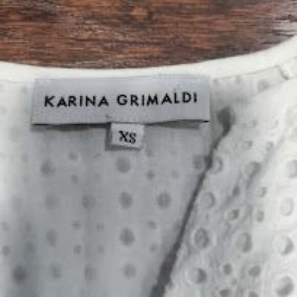 Karina Grimaldi x Revolve Whimsy Cochette Prairie Irina White Eyelet  Dress XS/S - Picture 6 of 14